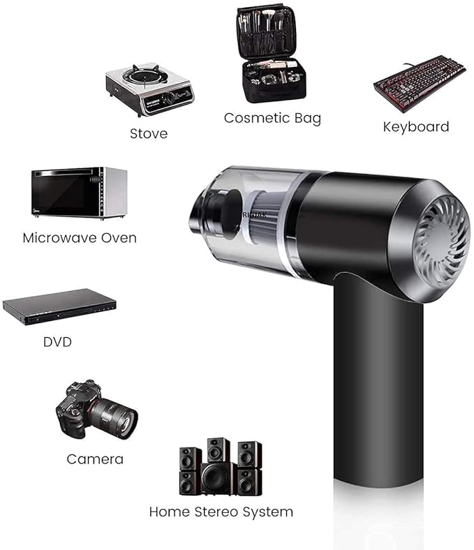Rechargeable Portable Wireless Multi-Purpose Handheld Vacuum Cleaner for Home, CAR